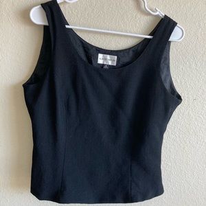 Vintage Albert Nipon Textured Sleeveless Top Sz 10